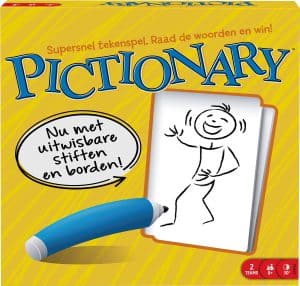 Mattel Games Pictionary Familie bordspel tekenspel