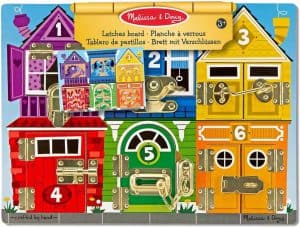 Melissa & Doug Houten activiteitenbord met sloten 