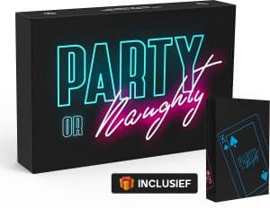 Party or Naughty Het ultieme drankspel partyspel NU INCLUSIEF waterdicht poker kaartspel