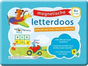 Rebo Magnetische Letterdoos/blik 