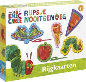 Rupsje Nooitgenoeg rijgkaarten 