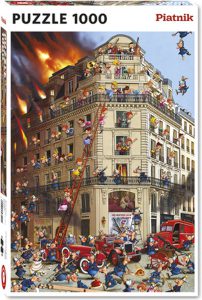 Piatnik kunst puzzel Francois Ruyer Brandweer