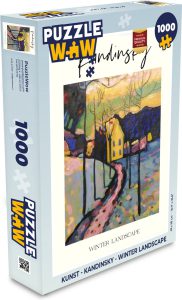 Puzzel Kunst Kandinsky Winter landscape Legpuzzel