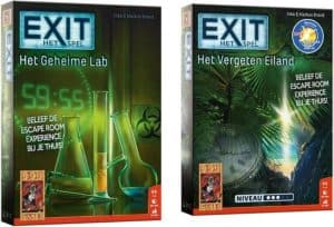 Spellenbundel 2 Stuks Exit Het Geheime Lab & Het Vergeten Eiland