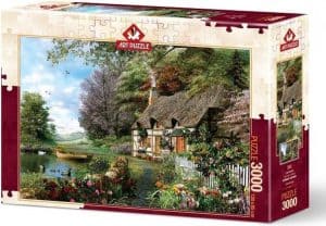 kunst puzzel Ver van de grote stad 