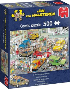 Jan van Haasteren In De Autospuiterij puzzel 