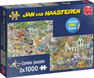 Jan van Haasteren Safari & Storm 2-in-1 puzzel 