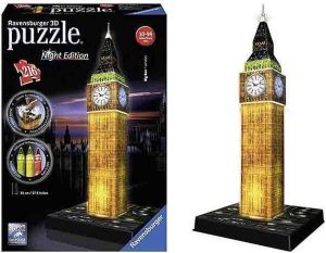 Ravensburger Big Ben Night Edition 3D puzzel gebouw Night Edition