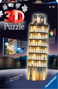 Ravensburger Toren van Pisa 3D puzzel Night Edition