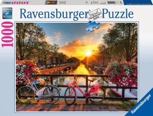 Ravensburger puzzel Fietsen in Amsterdam 