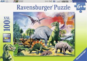 Ravensburger puzzel Tussen de dinosaurussen 