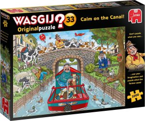 Wasgij Original 33 Stilte op de Gracht!? puzzel