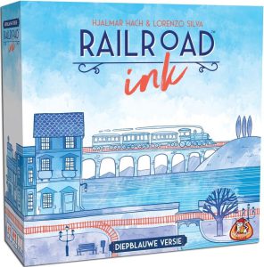 White Goblin Games Railroad Ink: diepblauwe